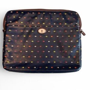 Fossil Key Per Computer Case - Very Good Condition, Coated Canvas, 15” x 12”